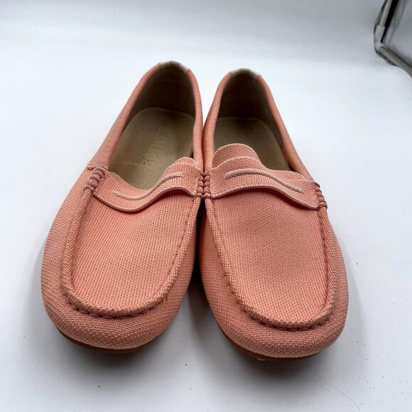 Rothy's The Driver Loafers Salmon Pink Knit Slip-On Driving Shoes - Size 11.5 - Picture 6 of 10